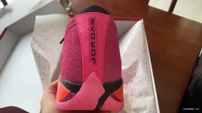 Rep Kickmax Jordan Pink Retro Shocking (W) Low 14 DH4121-600 0529